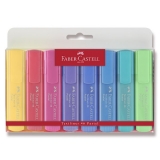 Zvýrazňovač Faber-Castell 8 ks pastelové