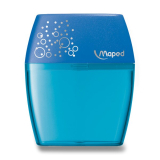 Ořezávátko Maped Shaker s odpadní nádobkou 2 otvory modré