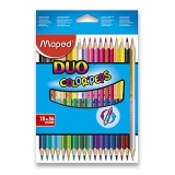 Pastelky Maped DUO - oboustranné 18/36 barev