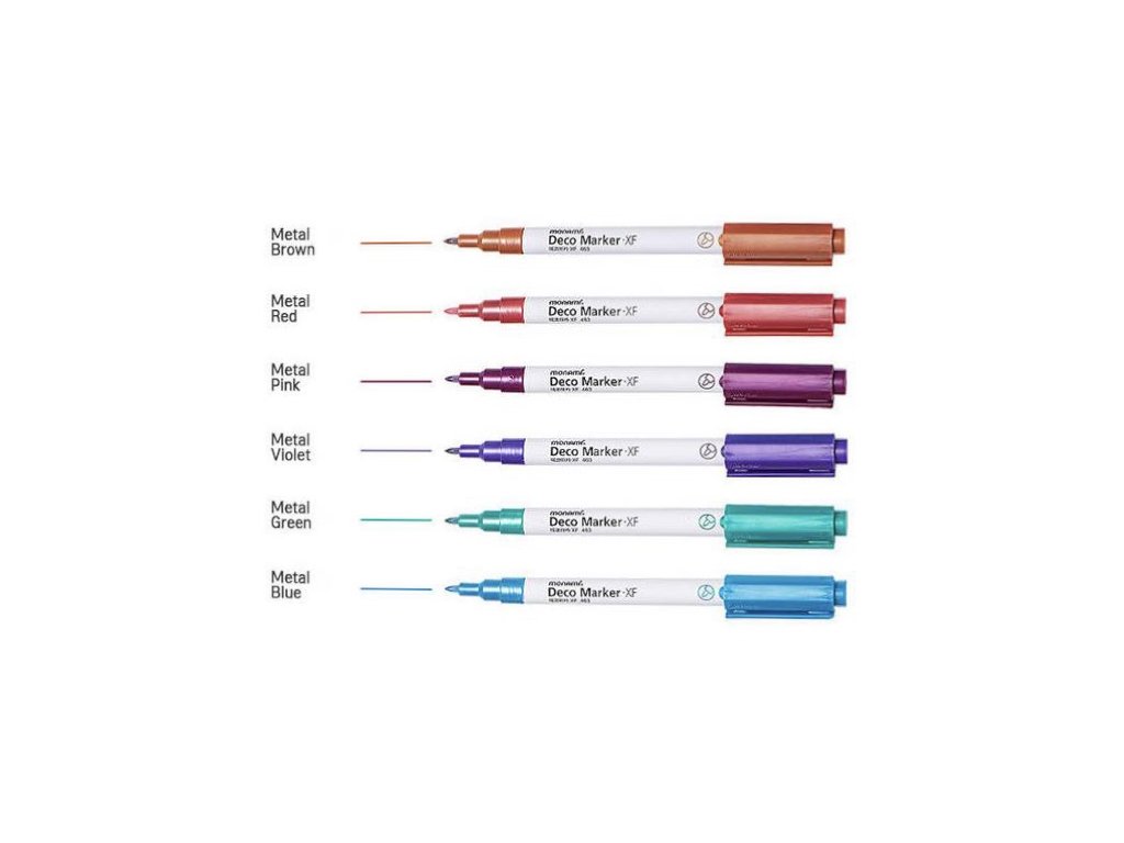 Popisovač Monami Deco Marker 460 hnědá metalická