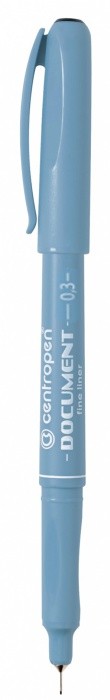 Dokumentární liner 0,3 černý