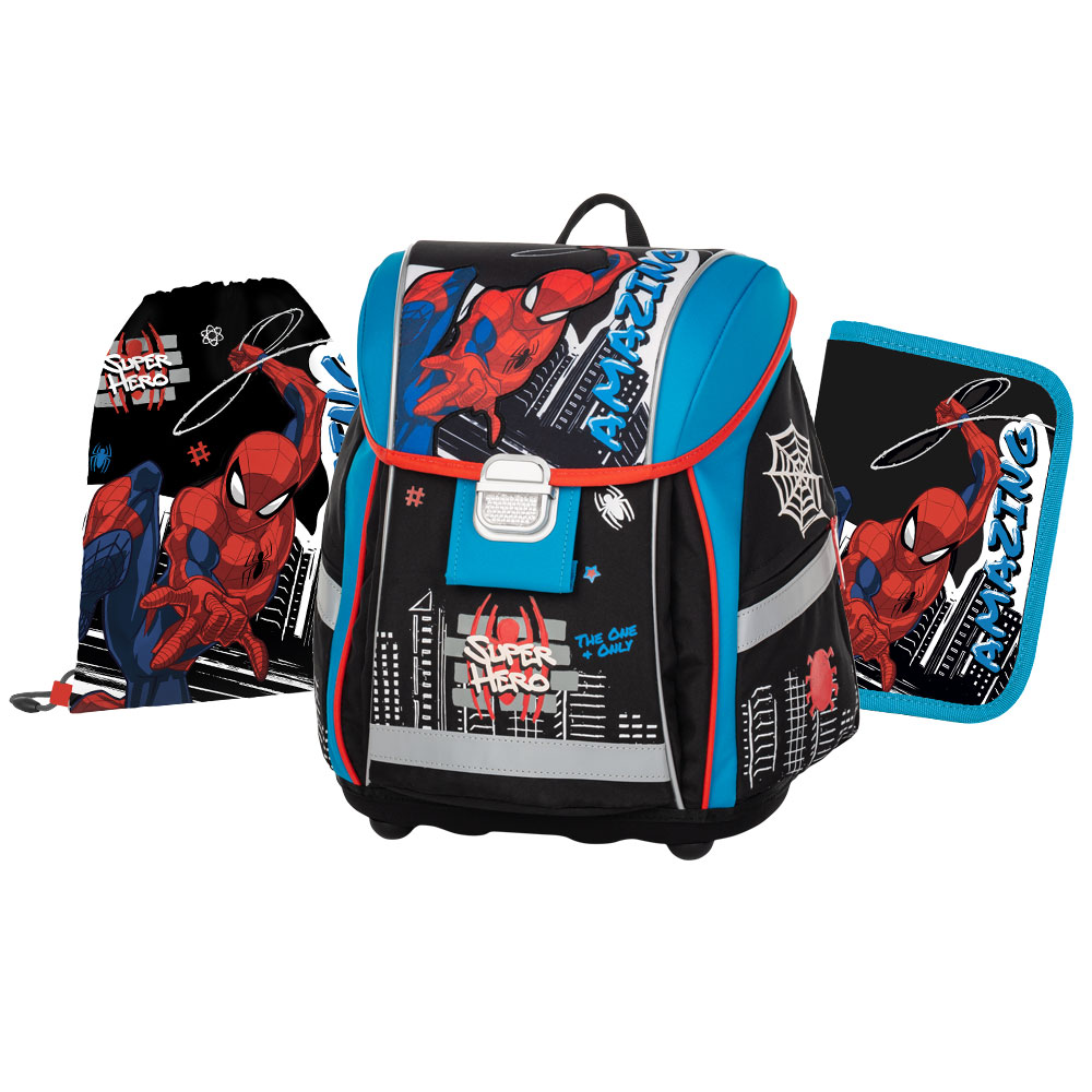 Školní set Premium Light - Spiderman - 3dílný