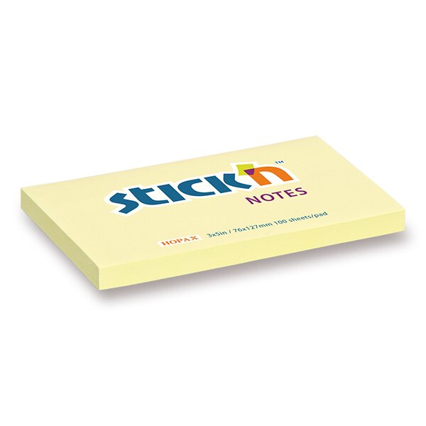 SAMOLEPICÍ BLOČEK HOPAX STICK’N NOTES - 76 X 127 MM, 100 LISTŮ