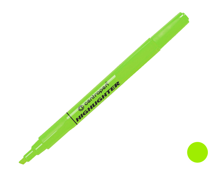 Zvýrazňovač Centropen 8722 zelený