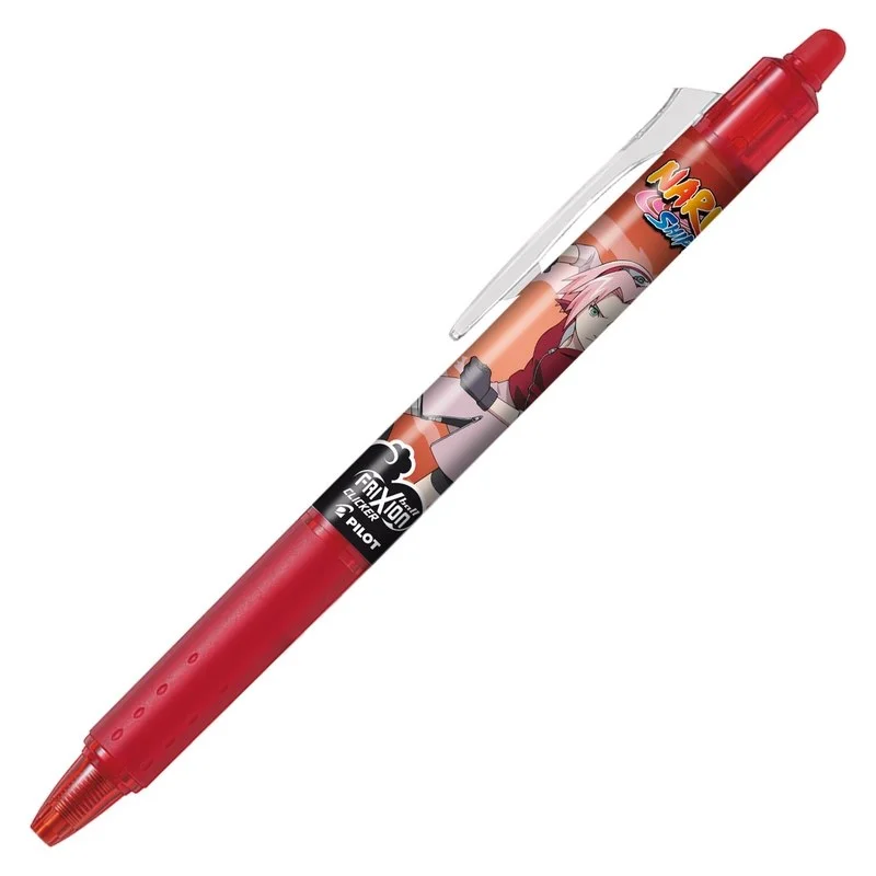 Roller FriXion Clicker Naruto - 0.7 - červená - limitovaná edice
