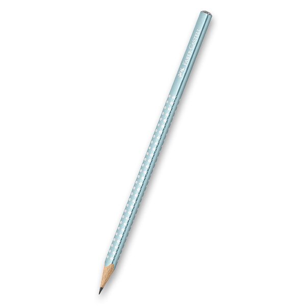 Grafitová tužka Faber-Castell Sparkle perleť modrá