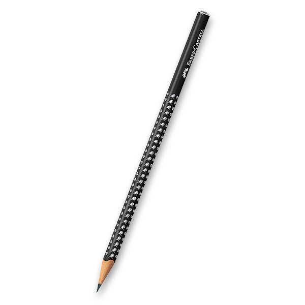 Grafitová tužka Faber-Castell Sparkle perleť černá