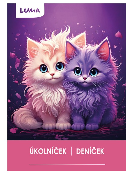 Úkolníček A5 LUMA kočky