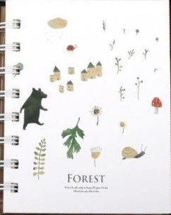 Blok A7 Forest - boční spirála, linkovaný Medvěd