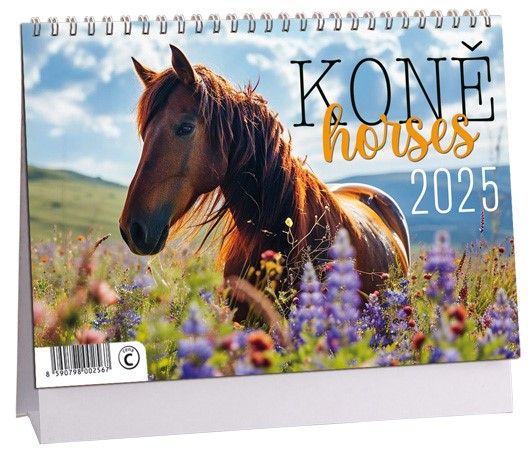 Stolní kalendář týdenní 2026 Koně