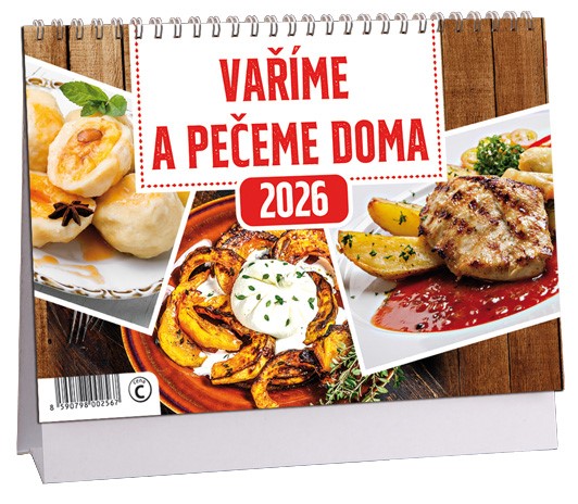 Stolní kalendář týdenní 2026 Vaříme a pečeme doma