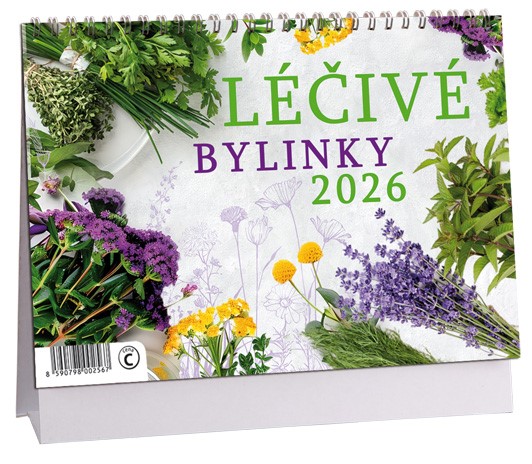 Stolní kalendář týdenní 2026 Léčivé bylinky