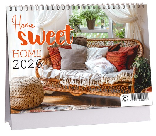 Stolní kalendář týdenní 2026 Sweet homě