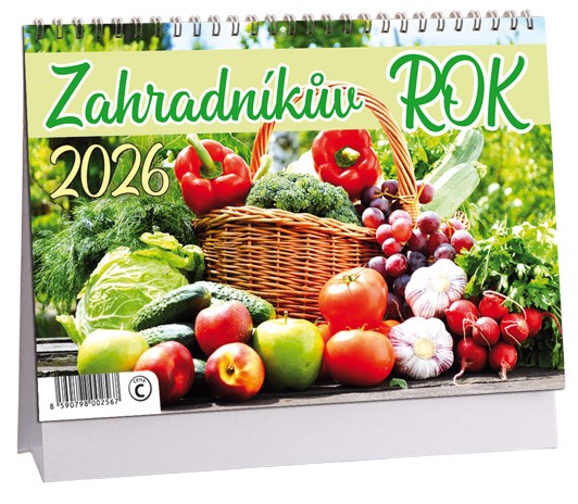 Stolní kalendář týdenní 2026 Zahradníkův rok