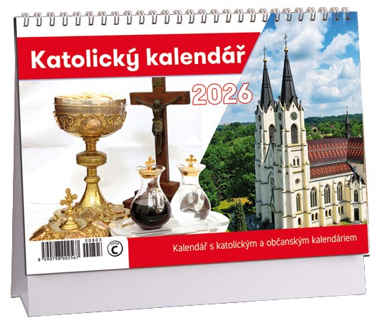 Stolní kalendář týdenní 2026 Katolický