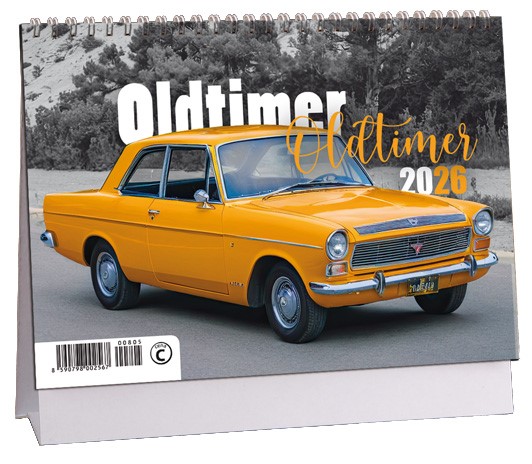 Stolní kalendář týdenní 2026 Oldtimer