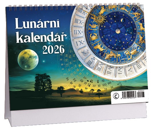 Stolní kalendář týdenní 2026 Lunární