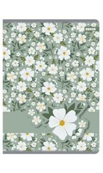 Sešit 564 - A5 linkovaný, 60 listů Flower zelený