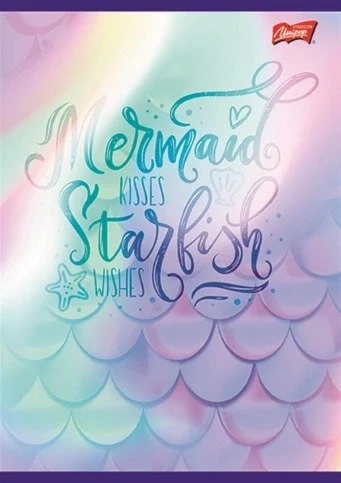 Sešit A4, linkovaný, 32 listů Mermaid