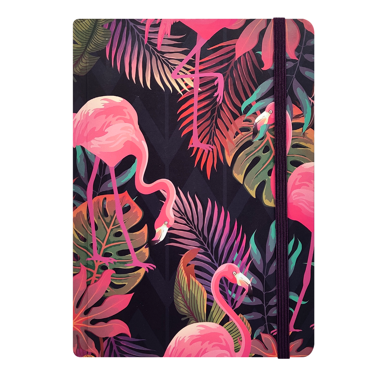 Zápisník Spoko Creative, A5, 75 g, 96 stránek, linkovaný - plameňák