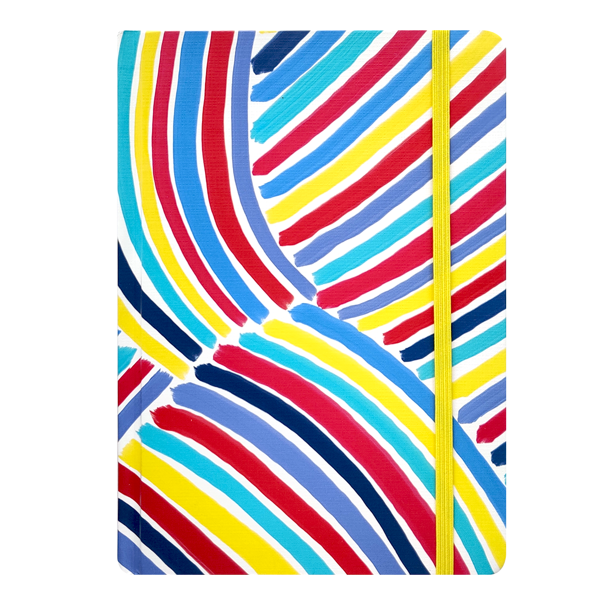 Zápisník Spoko Creative, A5, 75 g, 96 stránek, linkovaný - modrý štětec