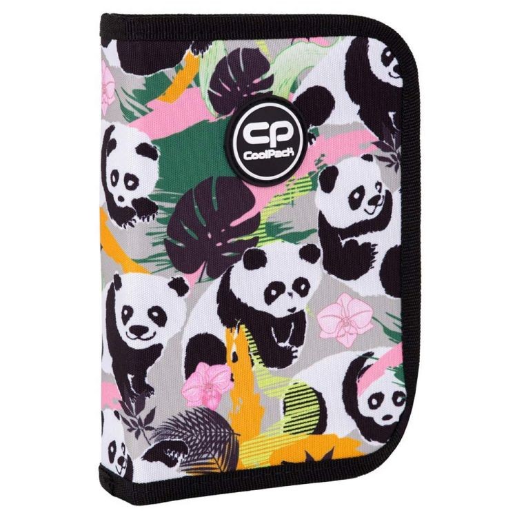 Jednopatrový školní penál CLIPPER - Panda Gang