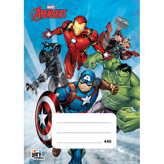 Sešit 440, A4, 40 listů, čistý Avengers