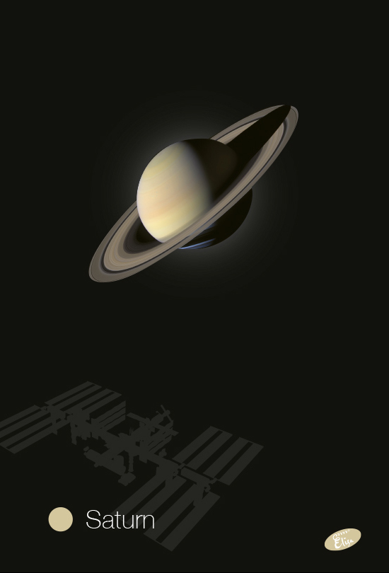 Sešit 544, A5, linkovaný, 40 listů Planety Saturn