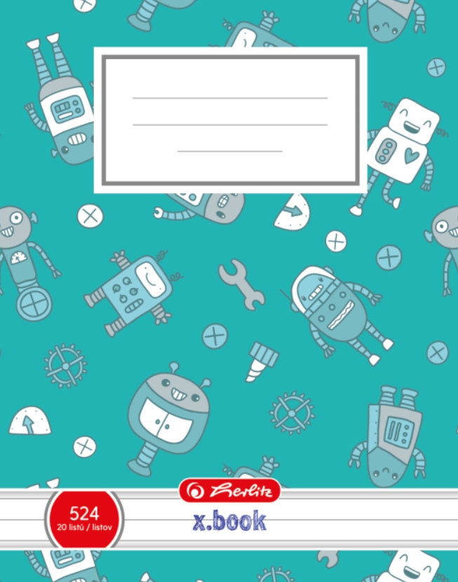 Sešit 524 Herlitz Robot