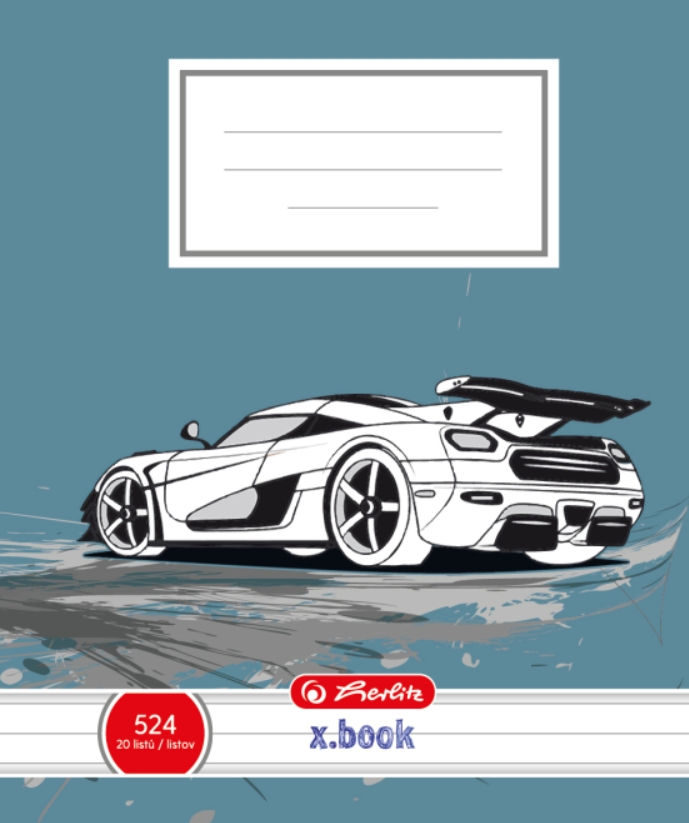 Sešit 524 Herlitz Auto