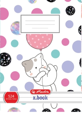 Sešit 524 Herlitz Kočka s balonkem