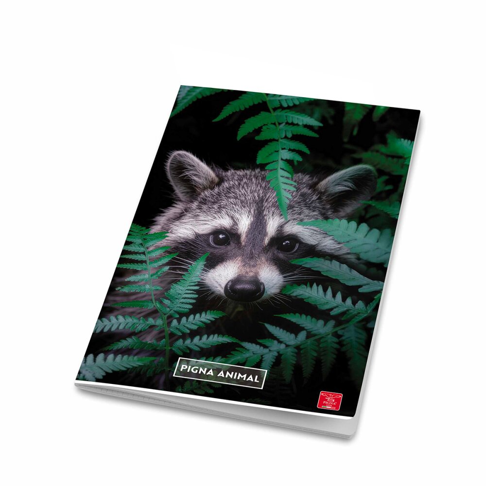 Sešit Pigna Animal - A5, linkovaný, 21 listů Mýval