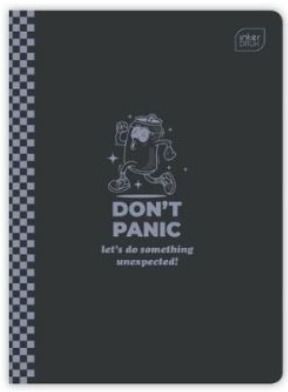 Sešit A5, linkovaný, 35 listů Don't panic