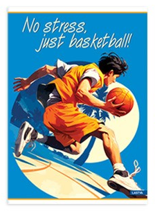 Sešit 545, A5, čtvereček 52 listů Basketball