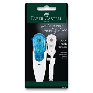 Korekční strojek Faber-Castell One Touch 5 mm x 6 m modrý