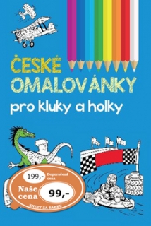 České omalovánky pro kluky a holky