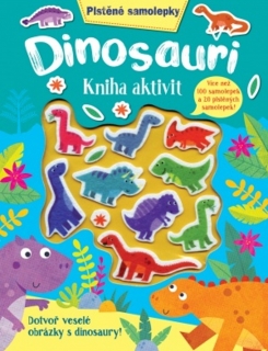 Dinosauři Kniha aktivit / Dotvoř veselé obrázky s dinosaury!