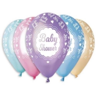 Balónky Baby shower 5 ks