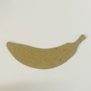 Výsek z kartonu - banán