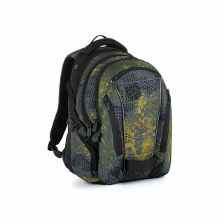 Studentský batoh BAG 21 C GRAY/YELLOW
