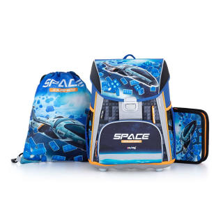 Školní batoh Premium Space - 3 dílný set