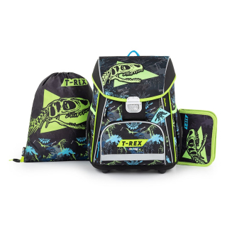Školní batoh T-rex - 3dílný set