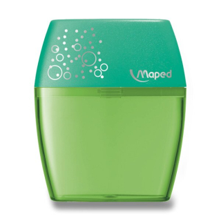 Ořezávátko Maped Shaker s odpadní nádobkou 2 otvory zelené