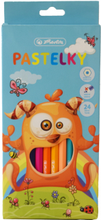 Pastelky 24 ks příšerka Herlitz