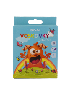 Voskovky jumbo příšerka, 6 ks