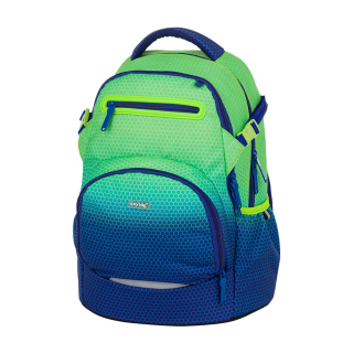 Školní batoh OXY Ombre - blue / green